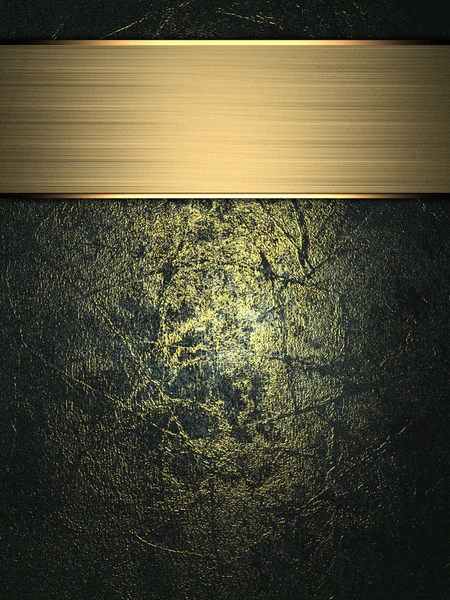 Shabby σκούρο φόντο του χρυσού και πινακίδα του χρυσού — Φωτογραφία Αρχείου