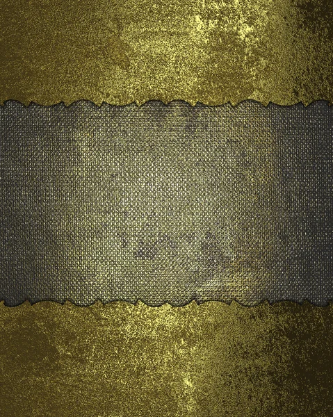 Modelo para design. Grunge rift ouro Textura — Fotografia de Stock