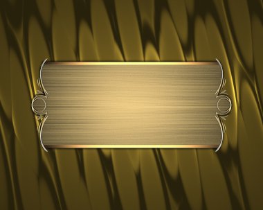 soyut altın doku güzel altın tabela ve altın trim ile