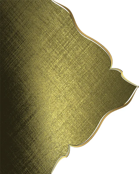 Gold rich texture with white angles and gold trim — Stock Photo, Image