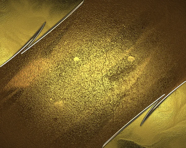Золотая текстура с золотыми краями и золотой отделкой — стоковое фото