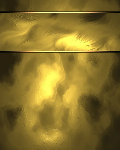 Textura de oro abstracta con cintas doradas (placa de identificación ) —  Fotos de Stock