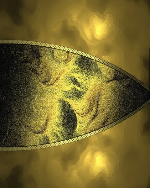 Gold abstrakte Textur mit Schnitt — Stockfoto