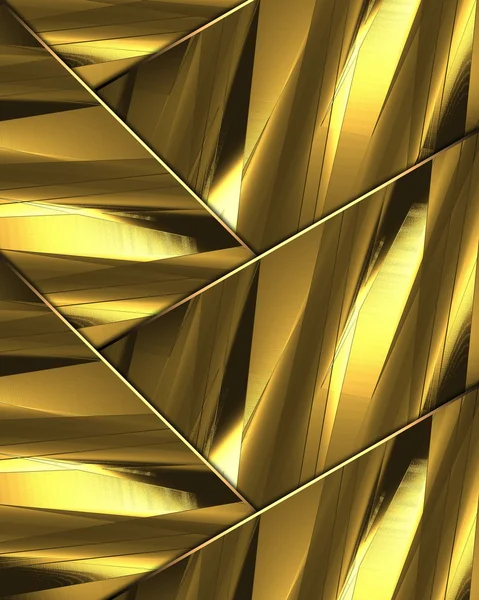 Плетеная текстура из золотых пластин . — стоковое фото