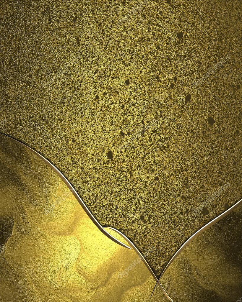 Abstract gold background with gold trim Stock Photo by ©SWEviL 38501849
