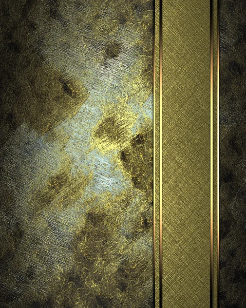 Rezavý špinavé textury s abstraktní zlaté texturu pozadí () — Stock fotografie