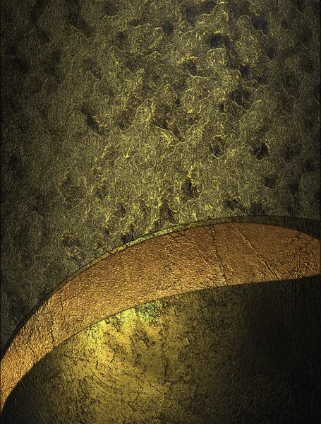 黄金の抽象的なエッジとゴールドのテクスチャ。デザイン用テンプレート — ストック写真