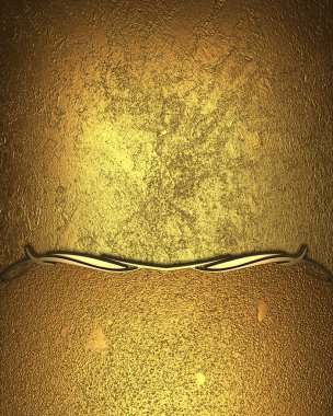 altın altın arka plan ile altın trim kenarlı