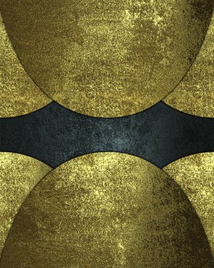 mavi zemin üzerine altın ekler