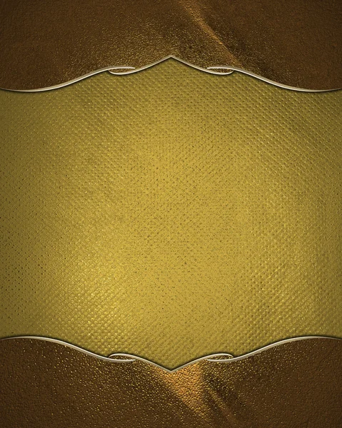 Abstract gold background with gold edges and gold trim