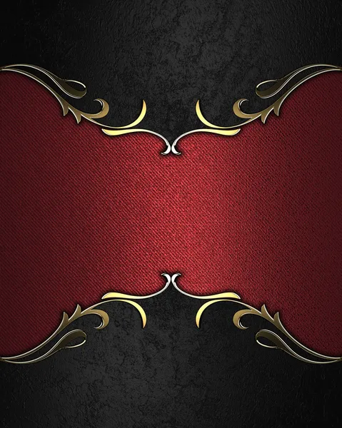 siyah arka plan kırmızı plaka ve güzel bir trim ile