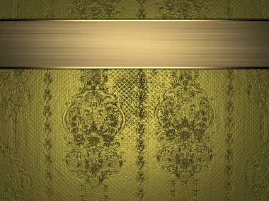 Vintage altın yüzeyi ve altın levha. arka plan veya doku