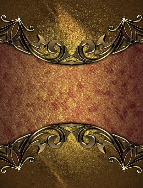 Żółty tekstury z płyty czerwony piękny wzór złoto — Zdjęcie stockowe