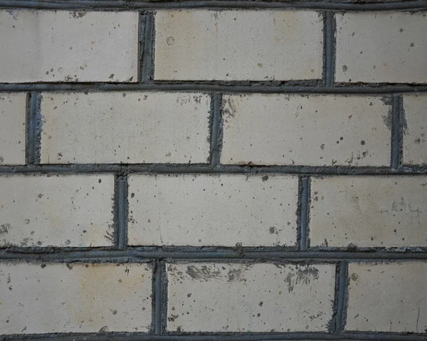 Textura de la pared de ladrillo blanco — Foto de Stock