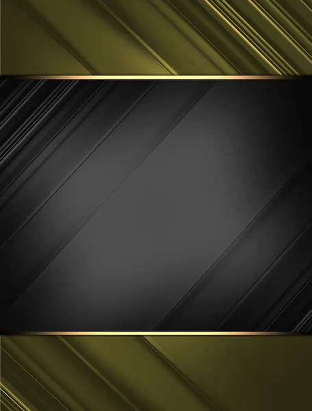 Μαύρο φόντο με χρυσό άκρες. πρότυπο σχεδίασης. πρότυπο για τη σύνταξη κειμένου. ιστοσελίδα πρότυπο — Φωτογραφία Αρχείου