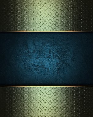 yeşil arka plan mavi kesme (plaka ile)