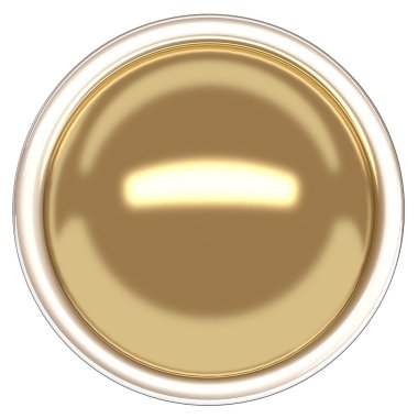 Altın Küre ve yüzük. Altın düğme