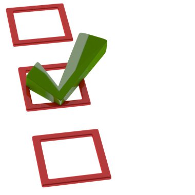 illusztráció: papír vágólapra ellenőrző lista