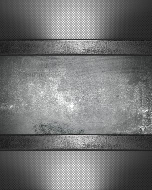 metal arka plan yazmak için metal tabela ile.