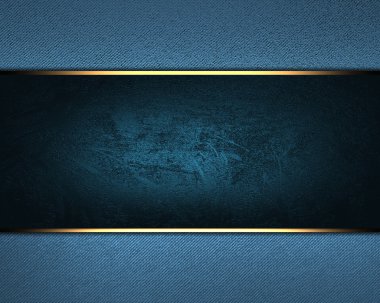 Mavi plaka ile mavi arka plan