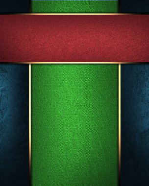 yeşil renkli bir kırmızı plaka. tasarım şablonu