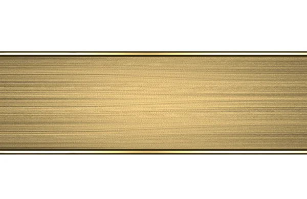 Plantilla de placa de oro. Elemento de diseño — Foto de Stock