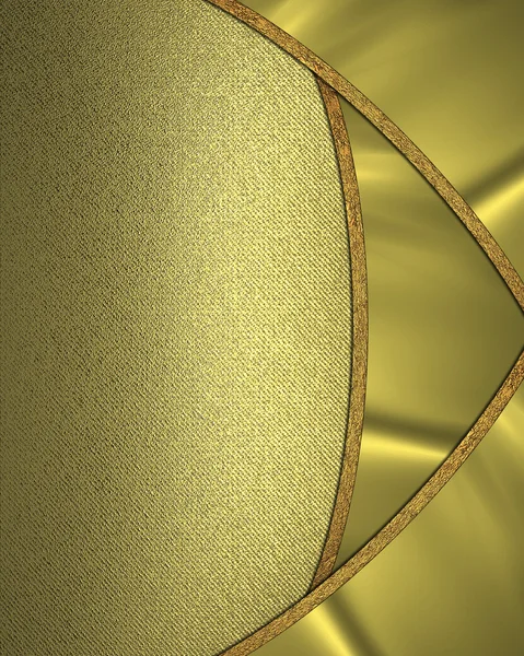 Texture dorée avec doublure dorée. Modèle de conception — Photo