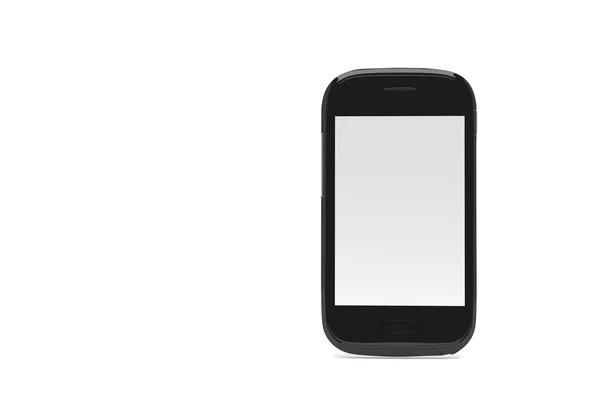 Smartphone op een lichte achtergrond. leeg scherm — Stockfoto