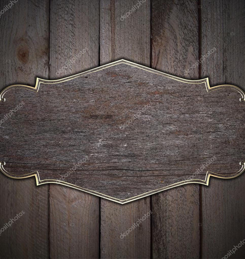 Wood Background With Wooden Name Plate With Gold Trim Stock Photo By C Swevil Wood Background With Wooden Name Plate With Gold Trim Stock Photo By C Swevil