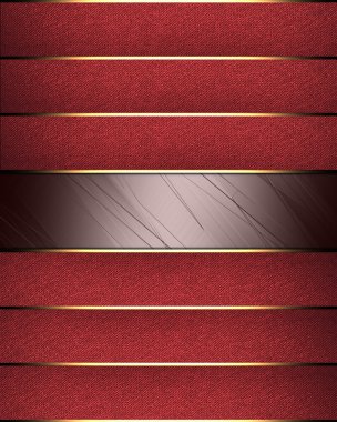 kırmızı arka plan ile bir kırmızı kurdele ile altın trim