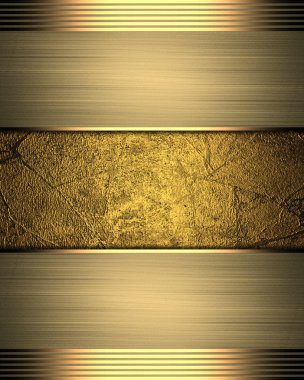 Grunge altın altın kenarları ile arka plan. tasarım şablonu