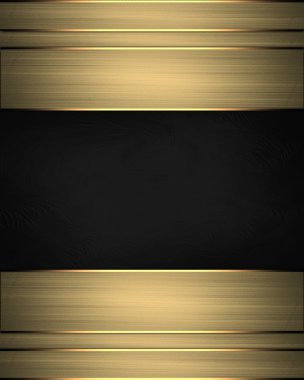 güzel altın arka plan yazmak için siyah bir tabela ile.