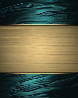 tasarım şablonu. altın bir işareti ile mavi arka plan