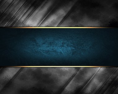 tasarım şablonu. Mavi işareti ile metal doku