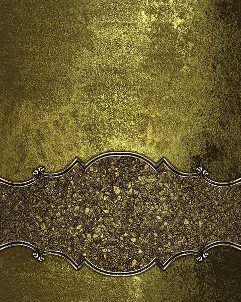 Старый золотой фон со знаком золотого песка . — стоковое фото