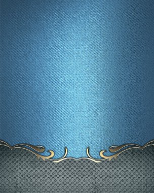 vintage bir işaret ile mavi arka plan. tasarım şablonu