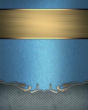 vintage bir işaret ile mavi arka plan. tasarım şablonu