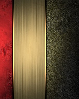 yaldız ile arka plan siyah ve altın plaka altın trim