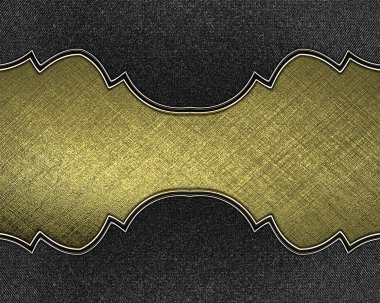 altın altın kesme siyah zemin döşeme.