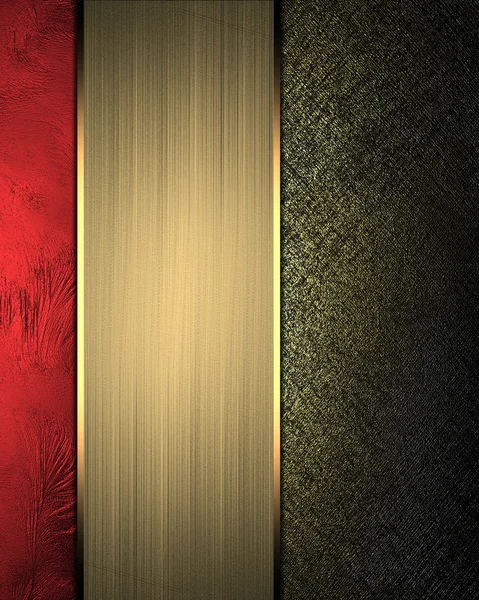 yaldız ile arka plan siyah ve altın plaka altın trim