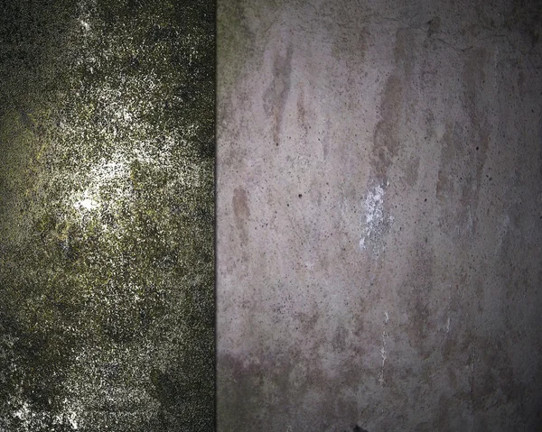 Grunge Concrete background with grunge rusty metal edges. — Stock Photo, Image