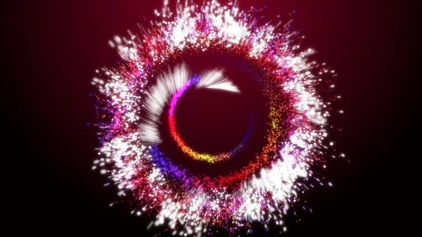 Абстрактный красочный фон (Цветные частицы) ). — стоковое фото