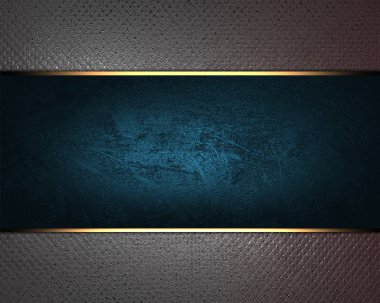 metal doku arka plan mavi tabela ile