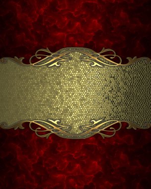 altın altın işareti olan kırmızı zemin döşeme. tasarım şablonu