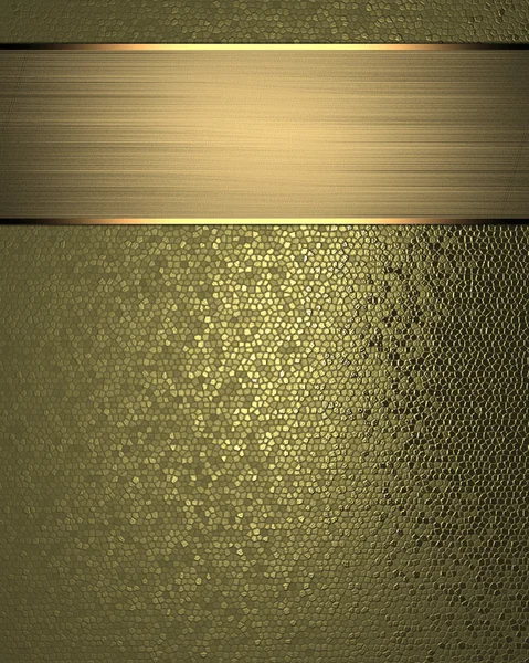 Texture ricca d'oro con segno dorato e finiture in oro — Foto Stock