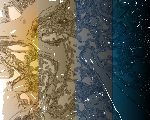 Textura de agua con rayas de diferentes colores — Foto de Stock