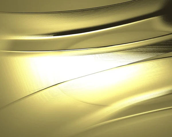 Brushed metal plate with reflected light — Stock Photo, Image