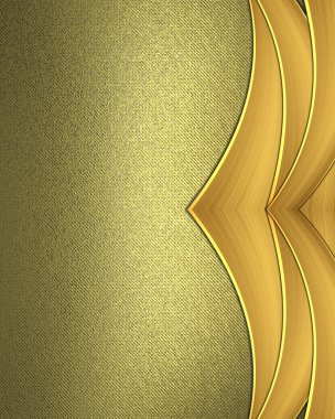 Sarı doku altın kenarı şeritler