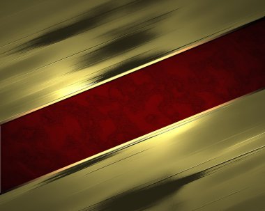 altın arka plan kırmızı Kesikli ile. tasarım şablonu