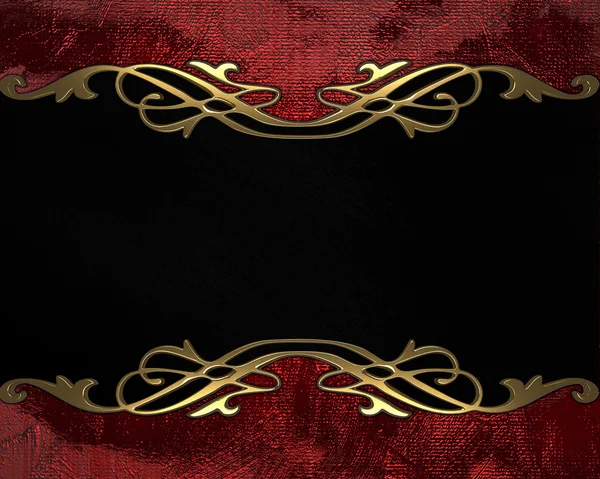 kırmızı, siyah ve altın doku